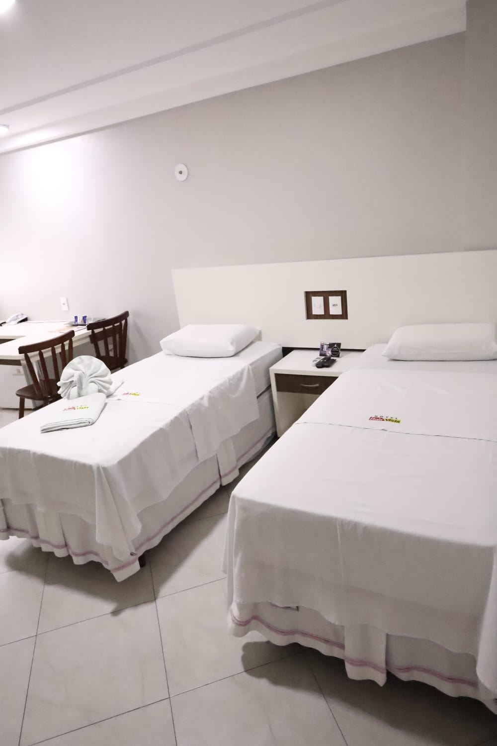 Quarto Duplo no Hotel Bela Vista em Lavras da Mangabeira-CE
